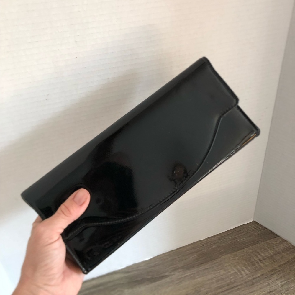 Vtg Canadian Black Clutch